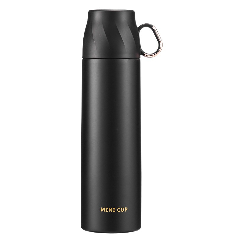 Taza de vacío para hombres y mujeres letras logotipo publicidad Taza de impresión de acero inoxidable taza de agua de negocios taza de té de gran capacidad taza de regalo