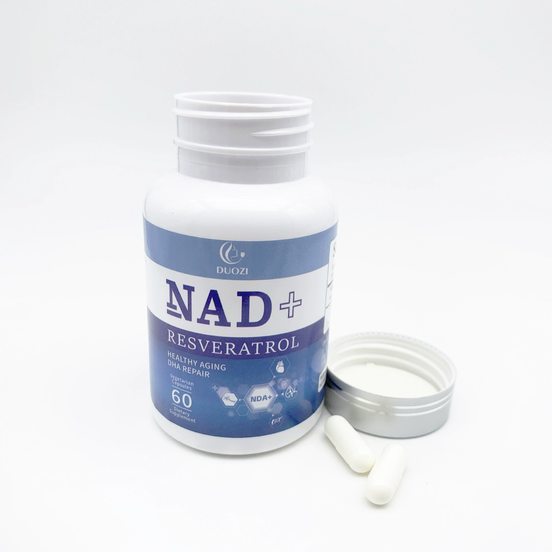 Трансграничная торговля NDA капсулы RESVERATROL Ресвератрол капсулы в бутылках