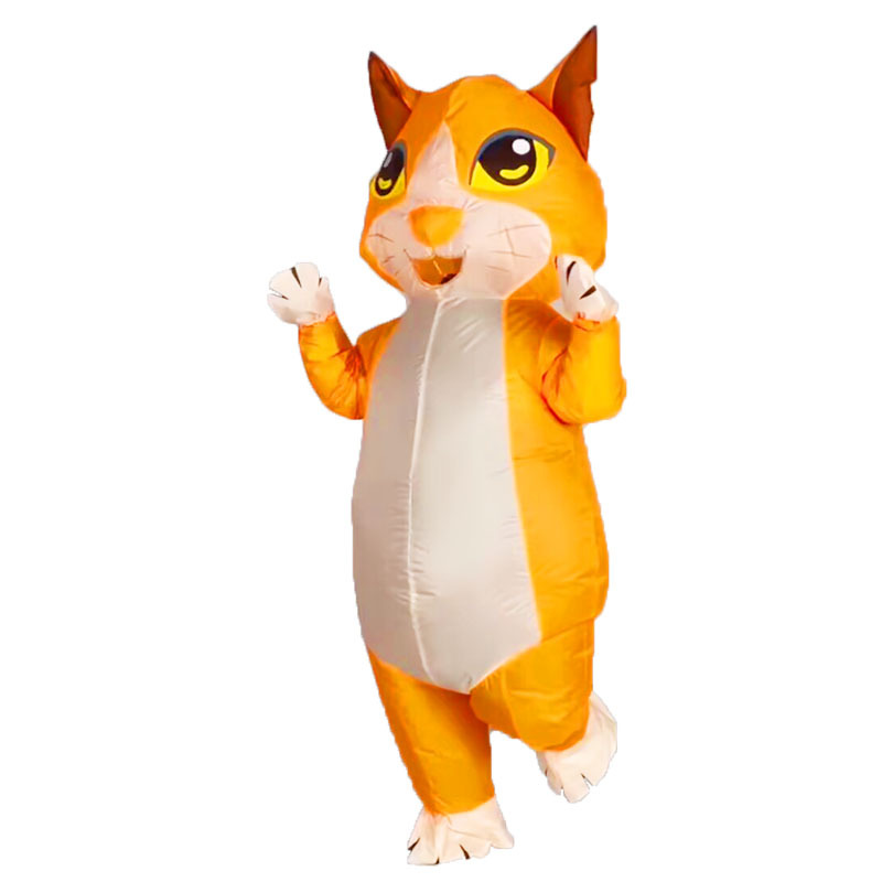 Fábrica transfronteriza gato y ratón dibujos animados muñecas inflables Halloween espectáculo comercial crucero caminando espectáculo escenario ropa de props