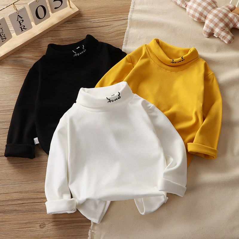 De Velvet Bottom рубашка детская однотонная для девочки с осенними полосками