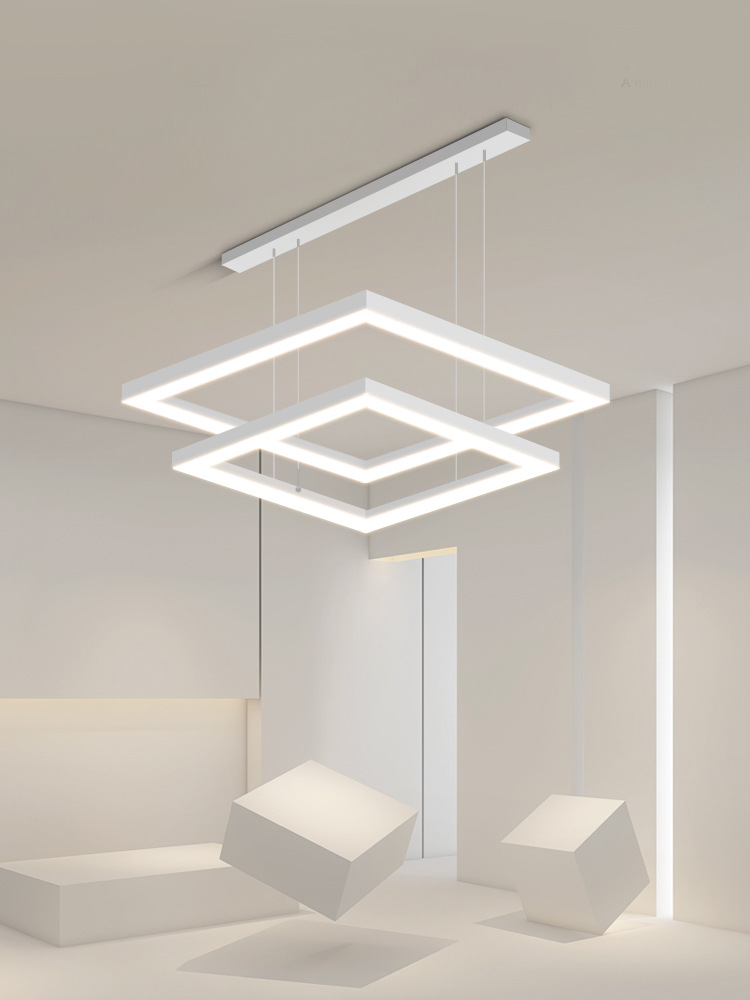 客厅吊灯简约现代白色大厅主灯米家智能语音控制灯具全屋套餐组合