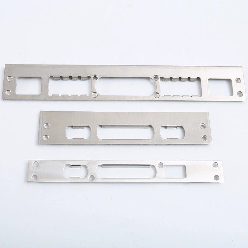 Противоугонный дверной замок с отпечатками пальцев, направляющая часть корпуса, нестандартная Складная Накладка для замка, дверная рама из нержавеющей стали, аксессуары для замка с пряжкой