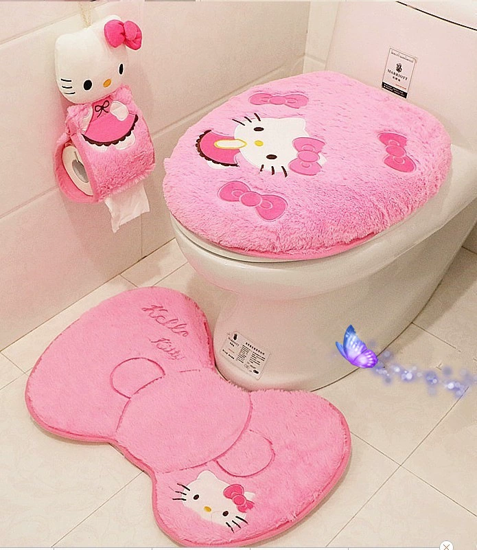 Картонный тёплый весенний универсальный набор, сиденье унитаза, набор из 3 шт