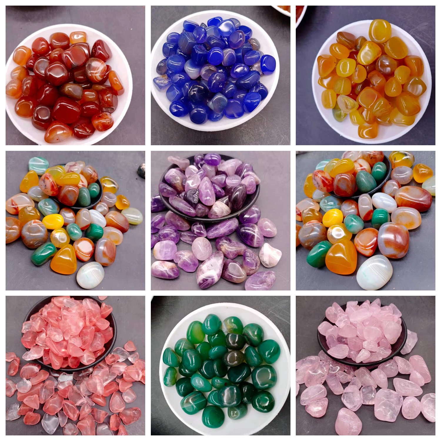 Children's mining mixed crystal stone ore Taobao ore agate stone…