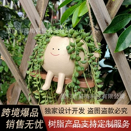 花盆装饰;树脂工艺品;泥塑工艺品