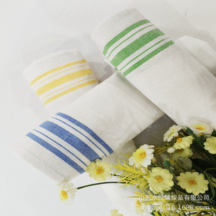 Spot cotton linen tea towel soft absorbent cotton tea towel kitchen towel spot sales foreign trade wholesale tea towel