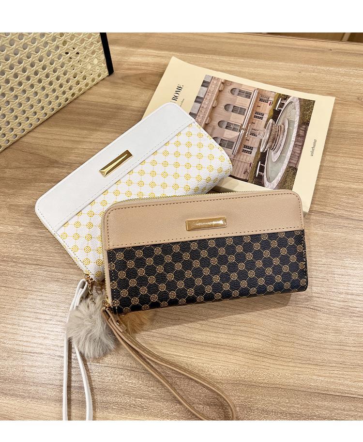 All Seasons Season Women'S Gender Women's Solid Color Pu Leather Zipper Wallets