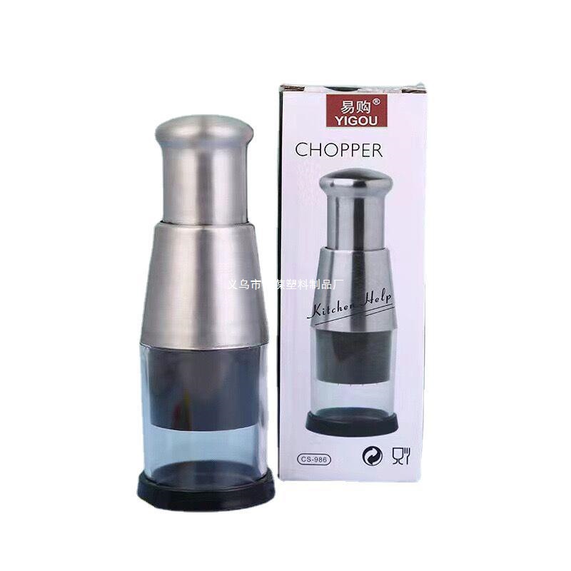 304 cortador de ajo de acero inoxidable cortador de ajo de cocina de acero inoxidable cortador de ajo de venta directa de ajo sin