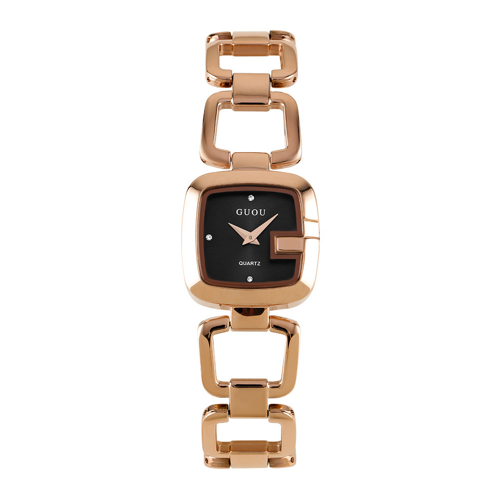 Orologio da donna GUOU Hollow Steel Band Fashion Small Dial 8190_voghion.com