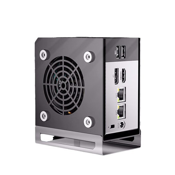 Jimoke EVO-X1 mini computadora host Ryeong AI 9 HX370 AI diseño de oficina de juegos miniPC