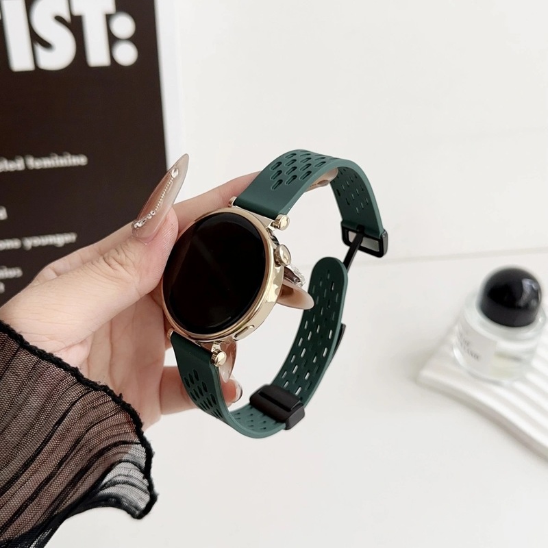 Huawei GT5 ウォッチ GT4 ストラップ通気性シリコン磁気バックル watch4/3pro パーソナライズされた 18 ミリメートルスポーツに適しています|undefined