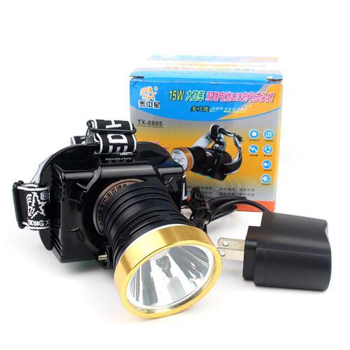 Thailand China Star 8805 High Capacity Dual Lithium Battery Powerful LED Headlamp Mining Fishing Cycling Light