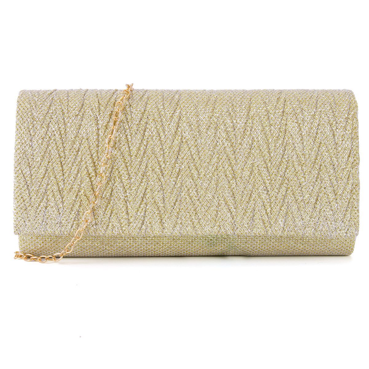 Venta directa de fábrica transfronteriza bolso de embrague bolso de noche de las mujeres colorido brillante plisado bolso de noche bolsa de mensajero de fondo redondo