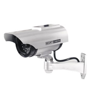 Solar-Powered Dummy Camera Fake Monitor, Easy to Install, Maintenance-Free Simulation Model Solar Surveillance
