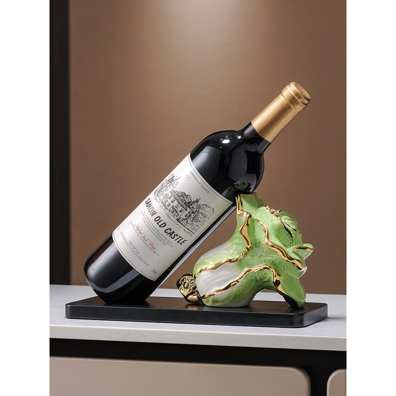 Новый китайский стиль, винная полка для богатства, винный шкаф, витрина, гостиная, украшение для богатства, входная стойка для хранения бутылок вина, легкая роскошь, элитный класс