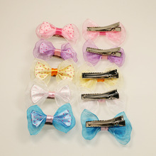 新款韩版儿童蝴蝶结发夹发卡可爱公主发饰头饰发带发圈厂家直销