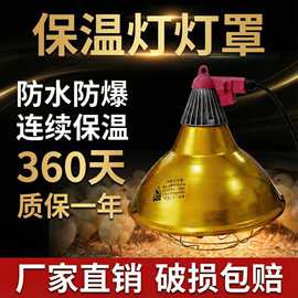 保温灯灯罩加热取暖灯户外狗窝取暖神器防水防烫养殖调温保温灯罩