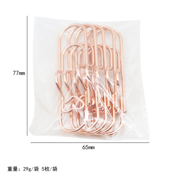 Clip de bolígrafo con forma de corazón colorido transfronterizo, clip de metal multifuncional creativo para cuaderno, portalápices portátil, accesorio para cuaderno, artículo de papelería.