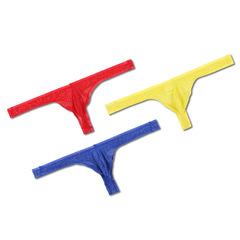 男士簡約內衣網紗丁字內褲 歐美外貿透明性感情趣t褲子批發男28DK