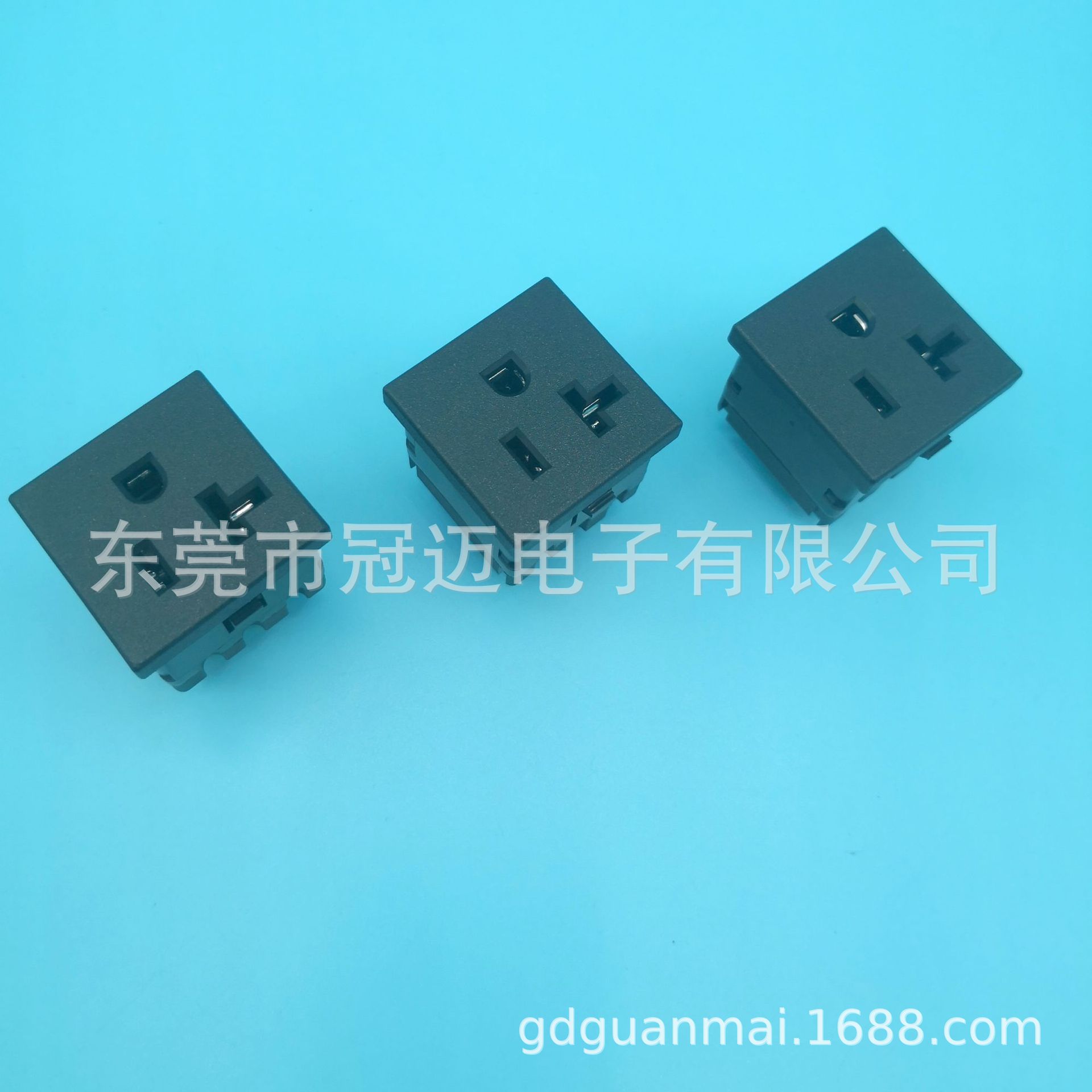 BS-U20-48A 美规三孔插座 美式 美标 20A 储能电源 大电流 AC插座