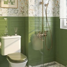 法式复古马卡龙纯色400X1200瓷砖浴室内墙厨房卫生间墙裙砖护墙板