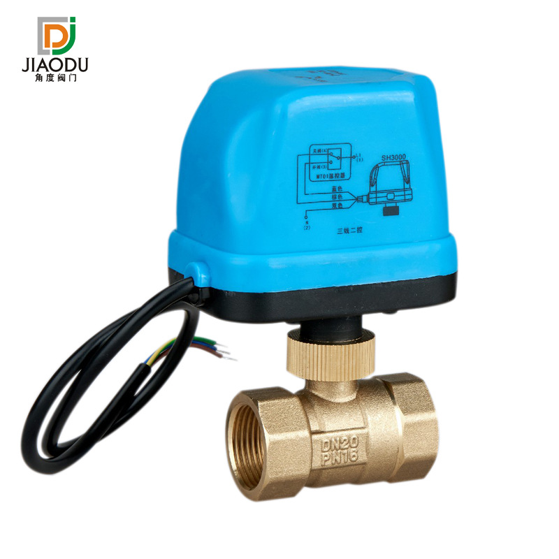 电动球阀 暖通风机盘管电动球阀 两通三通阀 AC/DC可选 厂家直销