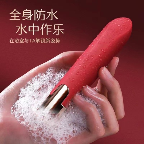Wensheng's new product 10-frequency magnetic charging strong shock lipstick bullet vibrating egg silent vibrator flirting sex toys