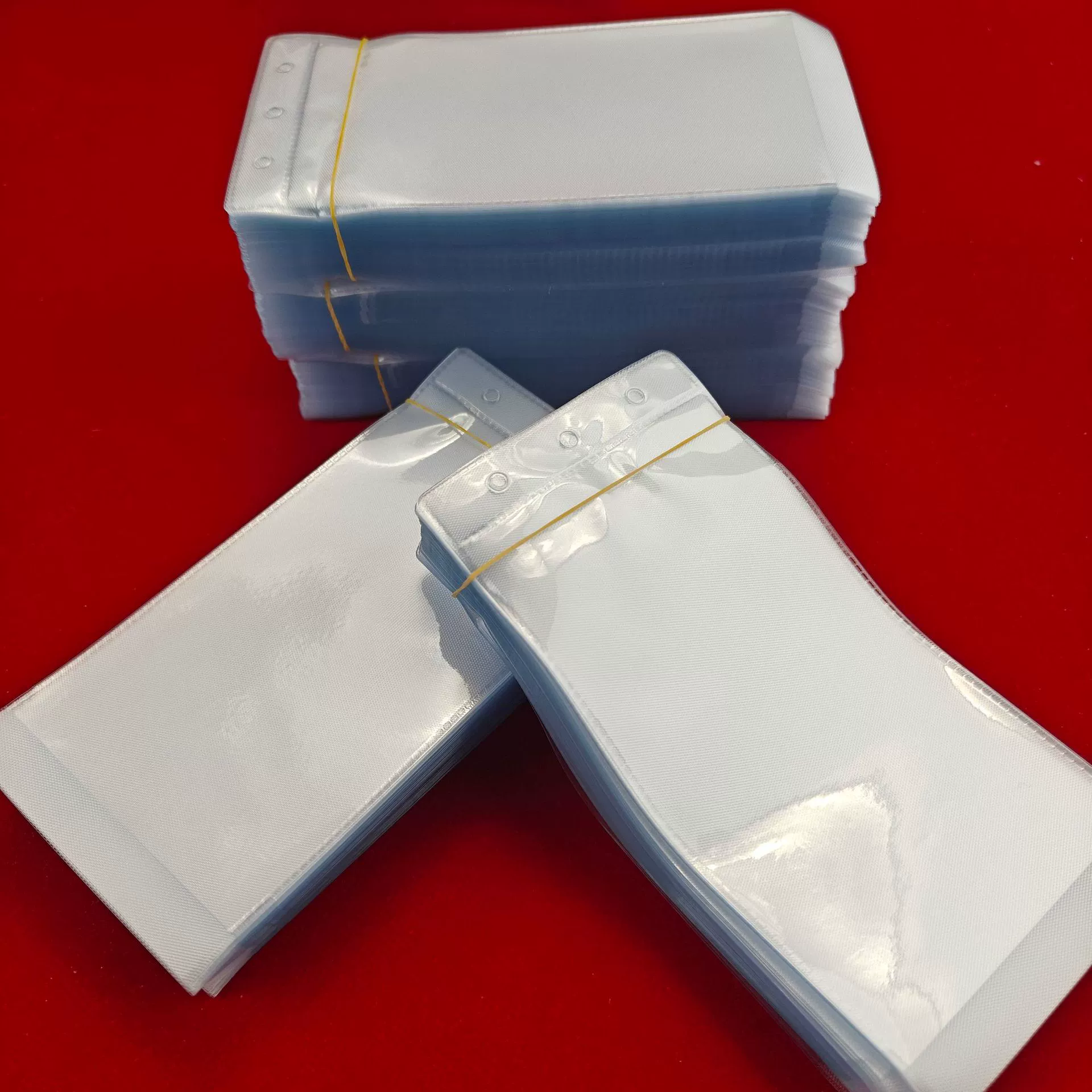 Пакеты для ремней с тремя отверстиями, ПВХ, особо плотные, сверхпрочные, из высококачественной кожи, специальные оптовые пластиковые пакеты напрямую от производителя