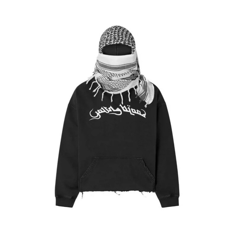 2025 Trendy Brand Desert-Style Headscarf Design with Unique Ethnic Patchwork Hoodie 2025 Trendy Brand Desert-Style Headscarf Design with Unique Ethnic Patchwork Hoodie