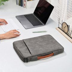 PU レザー ラップトップ バッグ 厚みのあるフルラップ 耐衝撃性 大容量 17inch クロスボディ ラップトップ バッグを収納可能