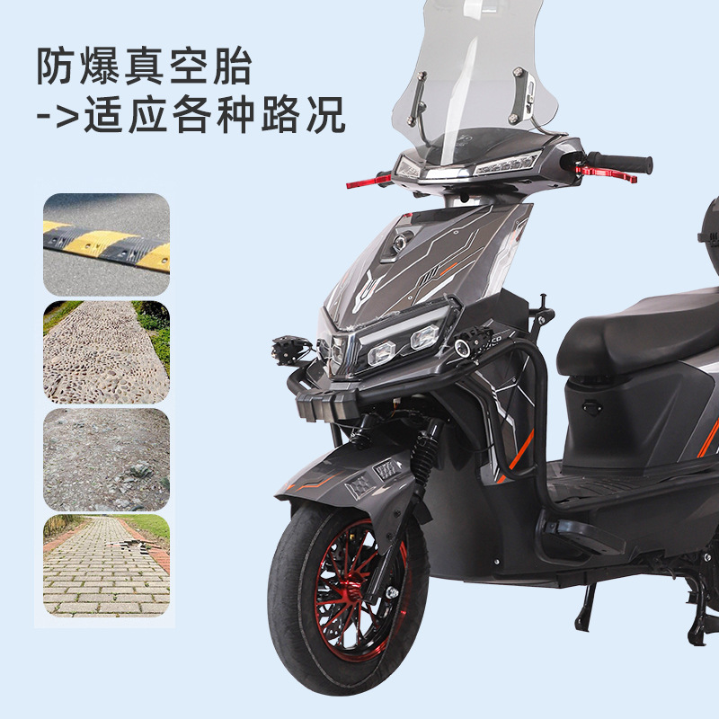 Scooter Caballero Negro especial para ciclistas para llevar larga duración al por mayor coche de batería pedaleo coche de batería de larga distancia coche eléctrico