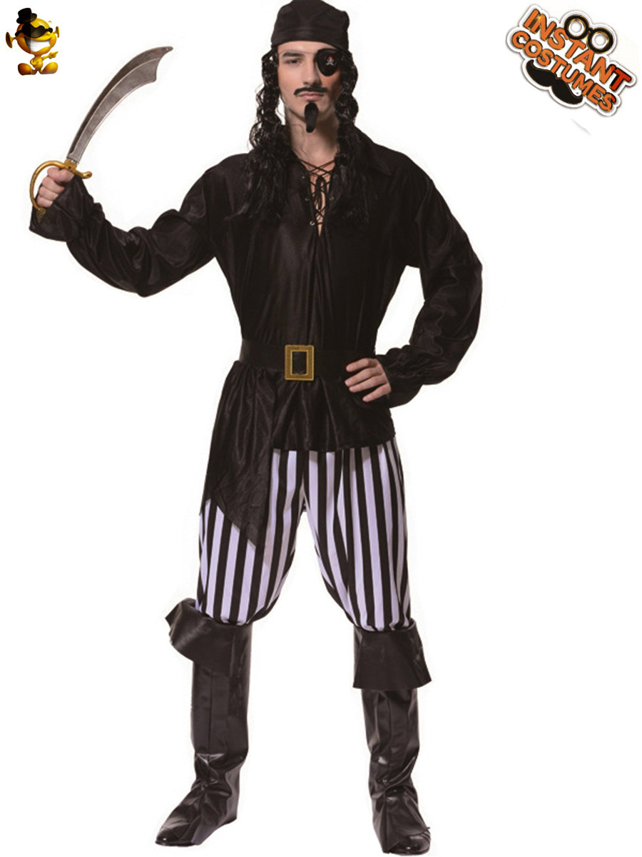 Halloween adulto grande hombre pirata partido traje de los hombres pirata juego de rol etapa traje Cosplay