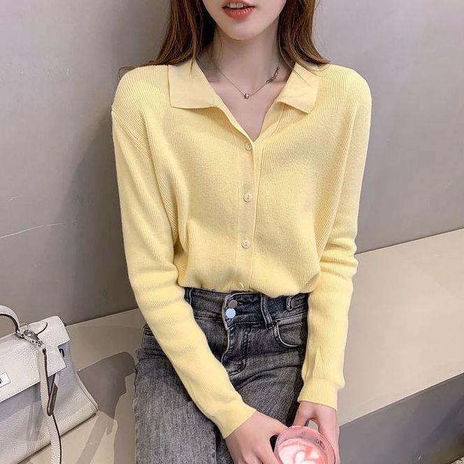 Fashionable and stylish knitted cardigan for petite women, 2022 summer and spring new model, versatile Korean-style outerwear Fashionable and stylish knitted cardigan for petite women, 2022 summer and spring new model, versatile Korean-style outerwear