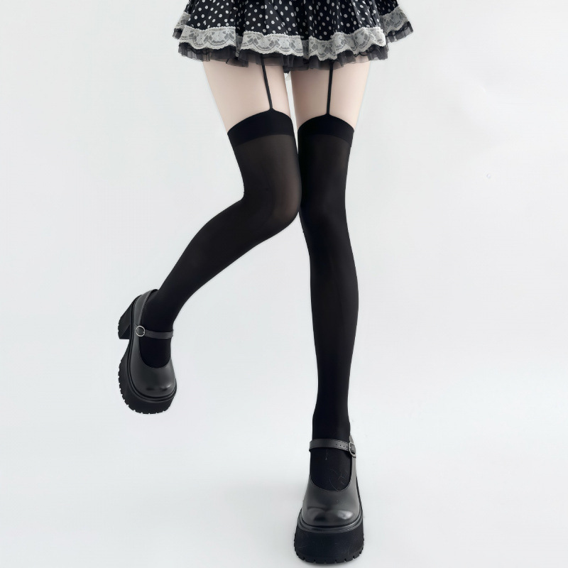 Shopee Pure Desire White Silk Subculture Summer Thin Strap Over-the-Knee Stockings Velvet Pantyhose Sexy Long Tube Socks Shopee Pure Desire White Silk Subculture Summer Thin Strap Over-the-Knee Stockings Velvet Pantyhose Sexy Long Tube Socks