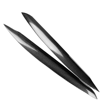 Suitable for 13-18 Volkswagen Golf 7mk carbon fiber modified lamp eyebrow eyebrow headlight decorative strip stickers (Lamp eyebrow) - volkswagen-golf-7mk2013-2018