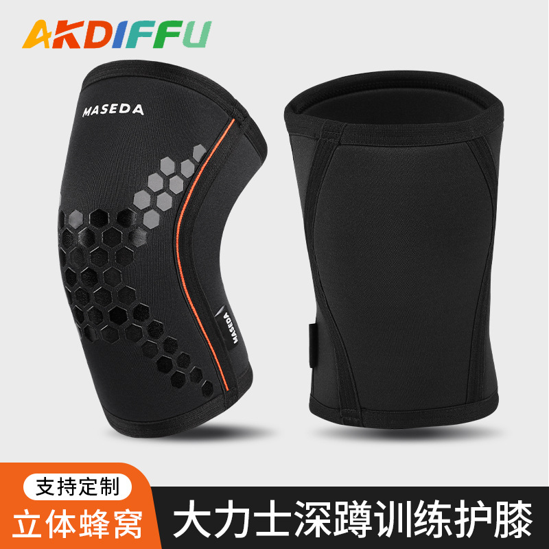 Hercules 7mm material de buceo presurizado protección rodilla levantamiento de pesas rodilla de entrenamiento de fuerza rodilla de entrenamiento de fuerza en stock
