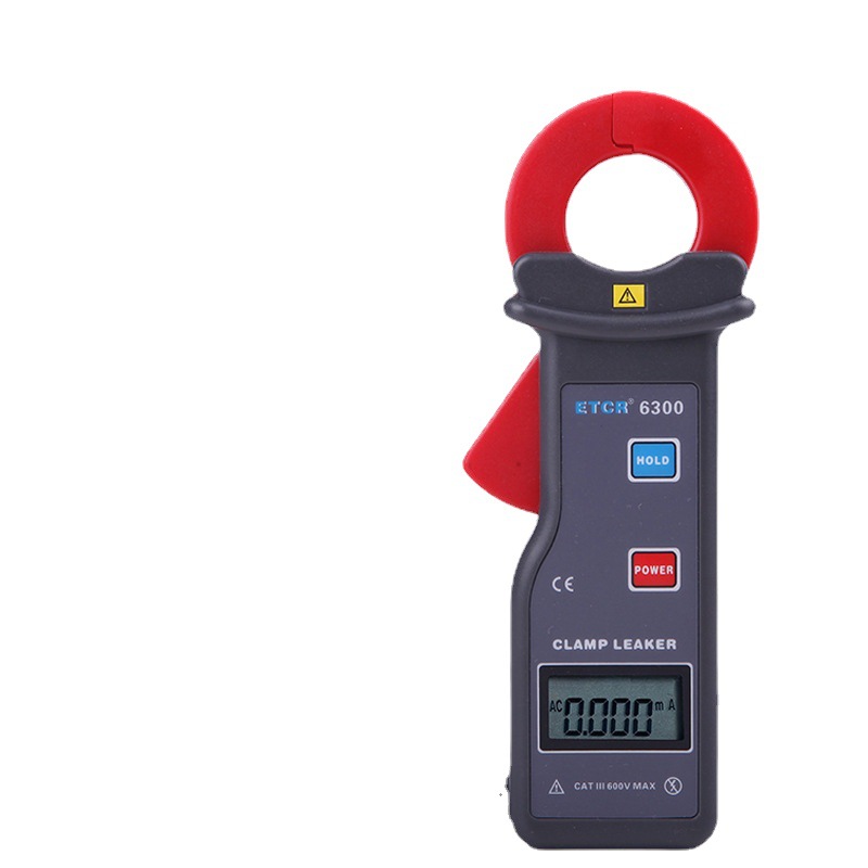 广州铱泰ETCR6300钳形漏电流测试钳型漏电流表钳形微电流表60A
