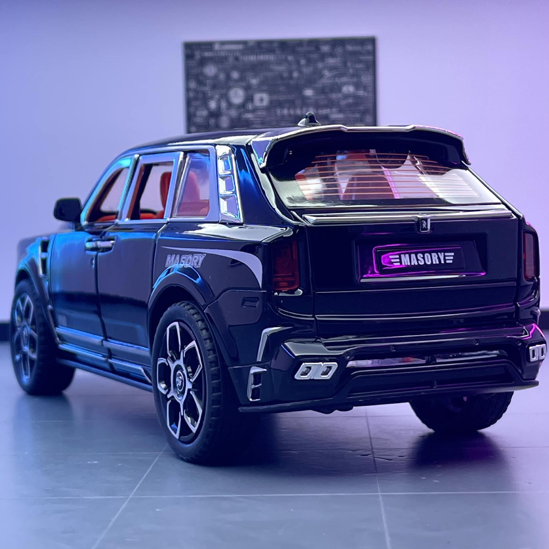 Nuevo Haodi aleación coche modelo 1:24 rollos Curry Sur Tire hacia atrás vehículo todoterreno sonido y luz juego coche música modelo adornos