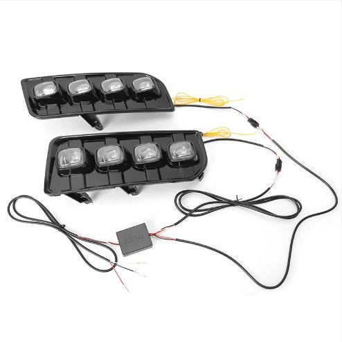 13-22 Superpower 4runner lámpara diurna delantera de niebla de montaje de dirección de flujo de luz diurna LED