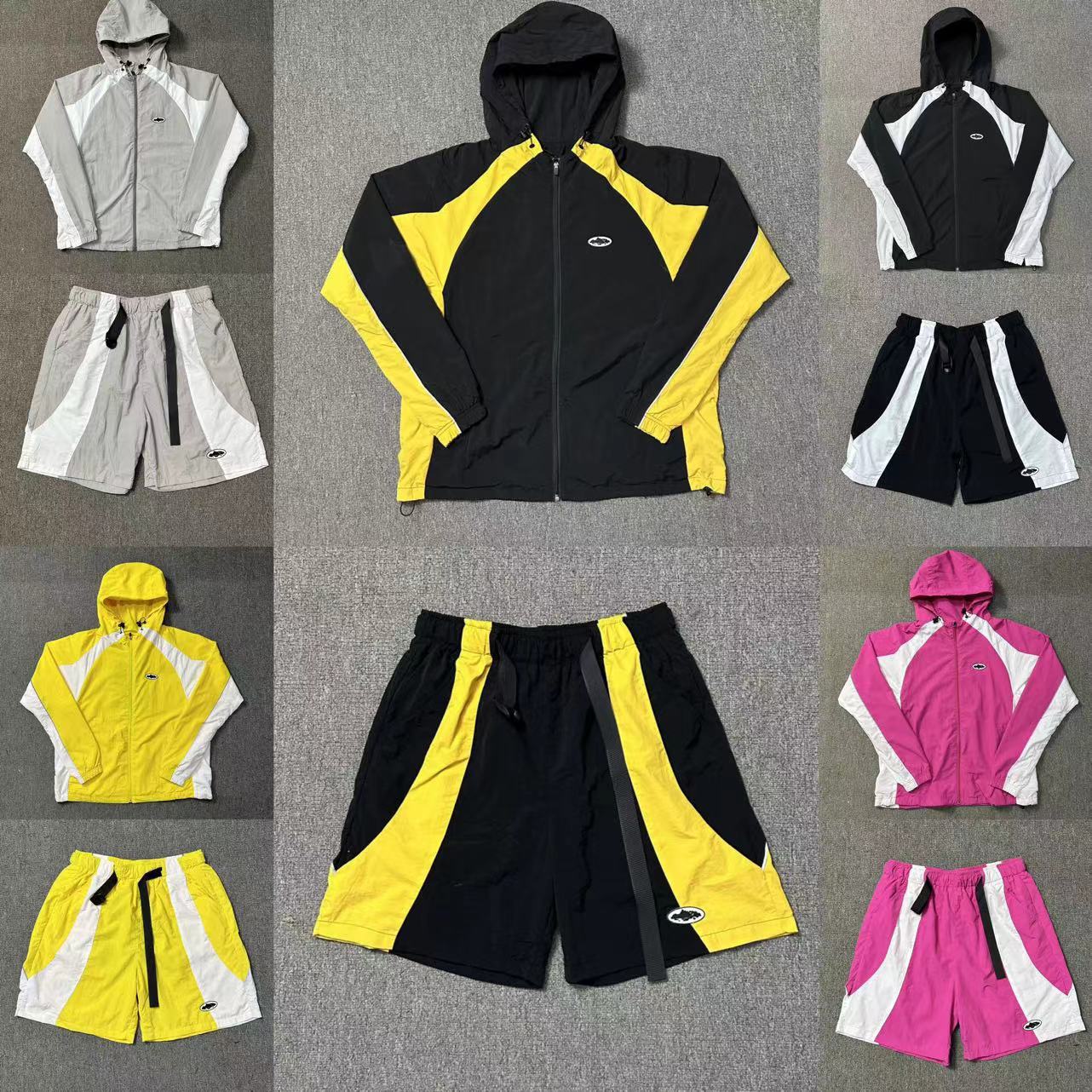 Alcatraz 3m Reflective Splicing Functional Windbreaker Soft Shell Hooded Jacket Men's Trendy Jacket Women's Sports