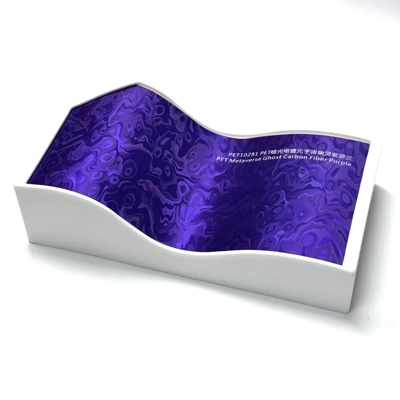Auto Color Change Film — Pet Electroplated Color-Changing Film for - pet-matte-electroplating-ghost-violet-152m17mroll-supports-slitting
