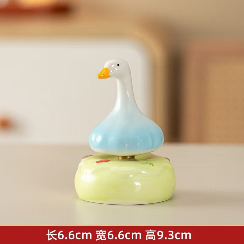 Mayorista lindo gato de ganancia girar la decoración de escritorio Jingdezhen cerámica pequeña decoración cerámica girar decoración