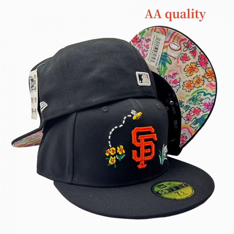 Cross - Border 2025 nuevo sombrero de béisbol MLB de comercio exterior AA patrón de sombrero de borde plano sombrero de baloncesto con aleros grandes image 26