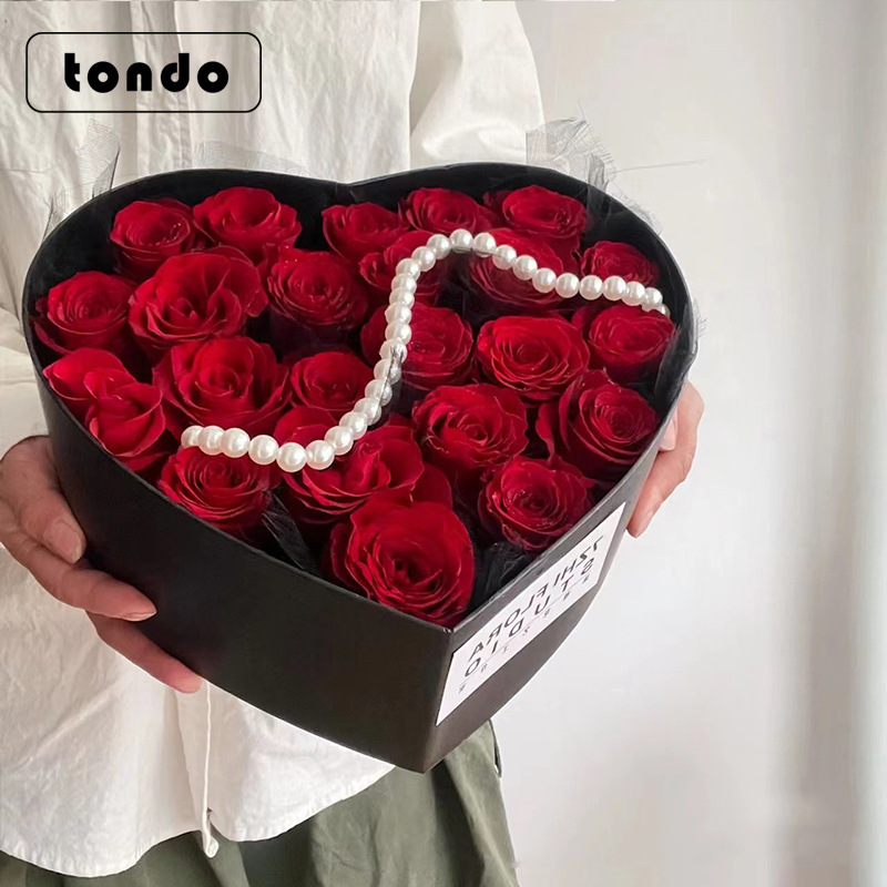 Tang de qixi ramo de perlas decorativas material DIY fijo decoraciones florales cadena de perlas