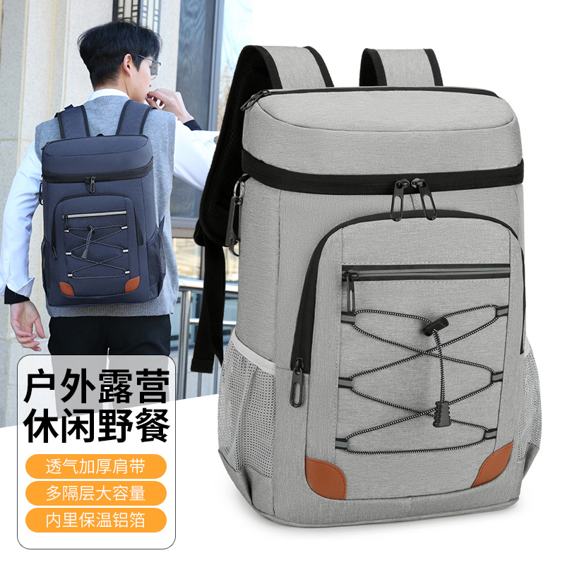 Insulated bag Внешняя торговля Горячие плечи термальные сумки для пикника Мода портативные сумки для завтрака могут быть напечатаны с логотипом