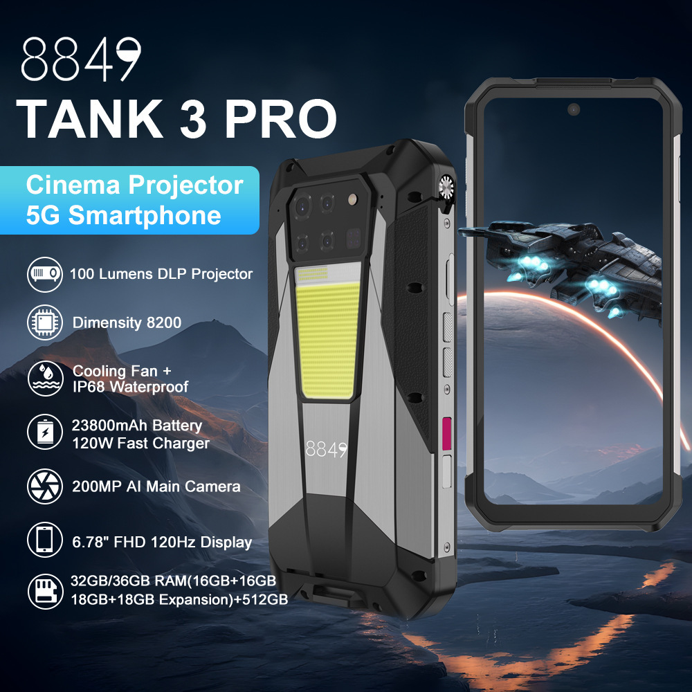 Wholesale Foreign Orders 8849 Tank 3 Pro 5g Rugged Smartphone 6.7inch