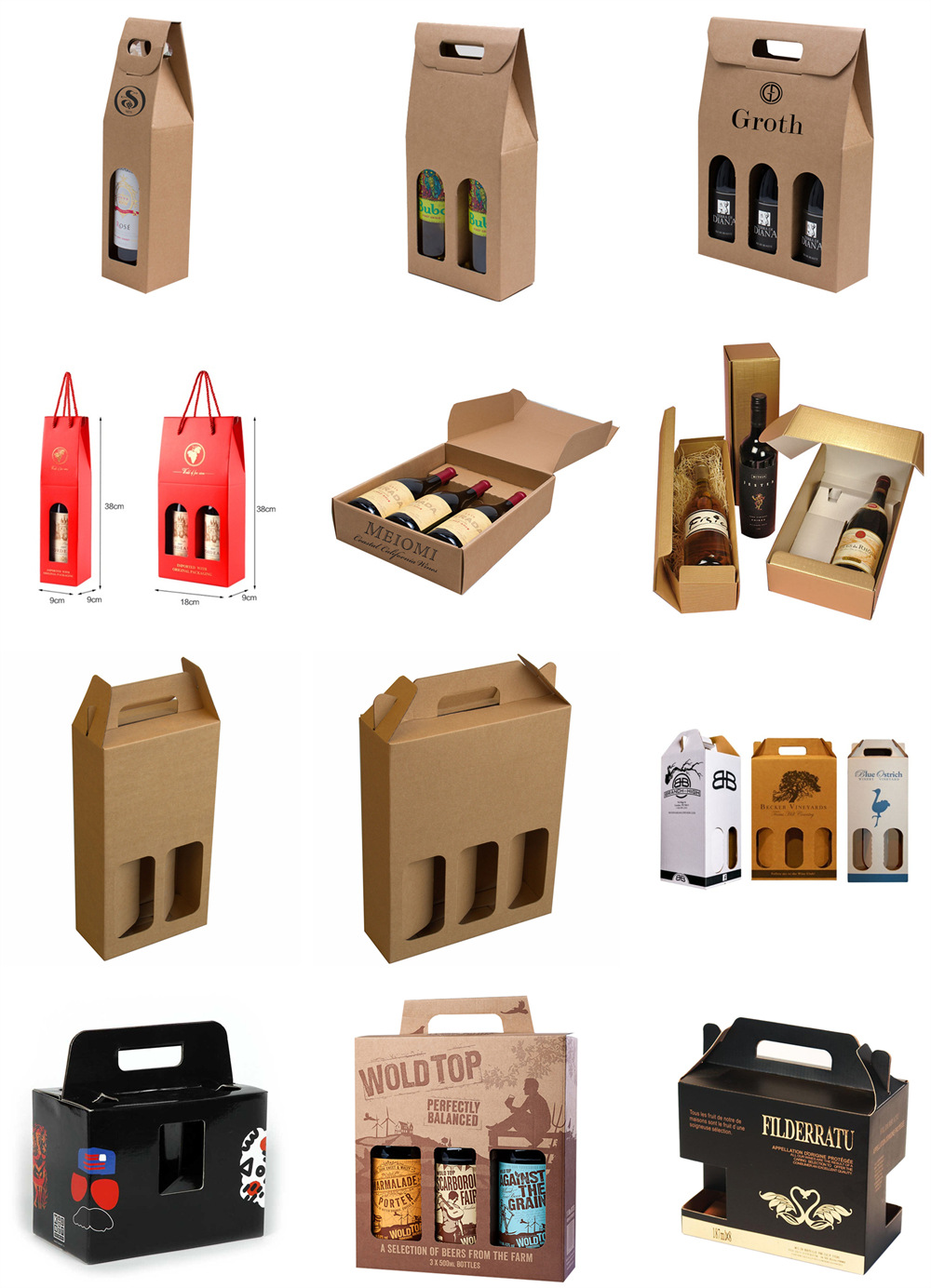 Wine Bottle Carrier Box(452).j
