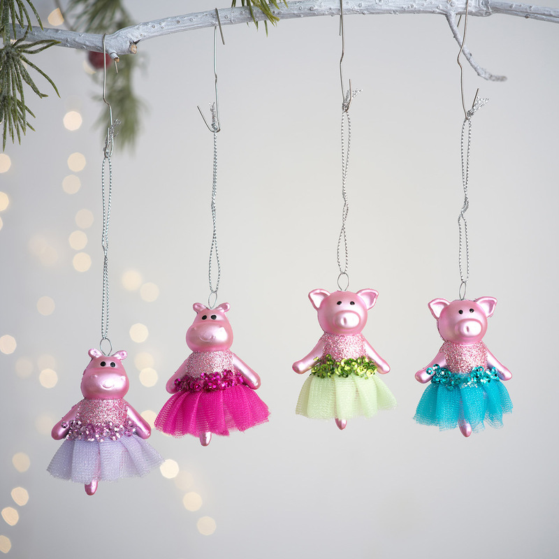 新しいクリスマスブタクリエイティブペンダントクリスマスツリー装飾 DIY リトルエンジェルペンダント車の漫画アクセサリー|undefined