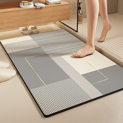 酸素シリコン浴室吸収性フロアマット浴室浴室滑り止め速乾性フットマットトイレ入口カーペットシンプル