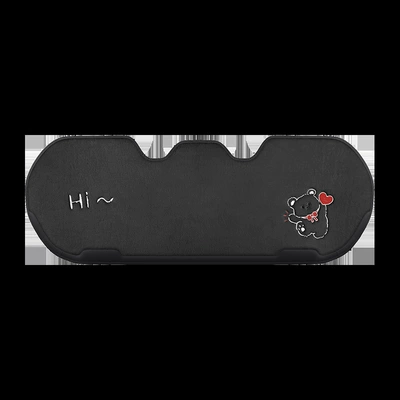 Plush Seat Cushion Non-Slip Fat – Wool pad - square-pad-mysterious-black-three-seater-in-the-back-row
